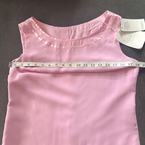 Women’s Pink Chiffon 3 Piece Formal Mother of the Bride Pants Suit Size 8 NEW - Picture 10 of 15